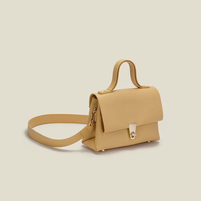 Women’s Flap Hand Bags in Vegan Leather with Shoulder Strap image 2