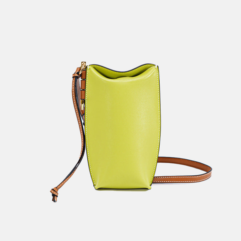 Women’s Genuine Leather Crossbody Mini Bucket Bags image 12