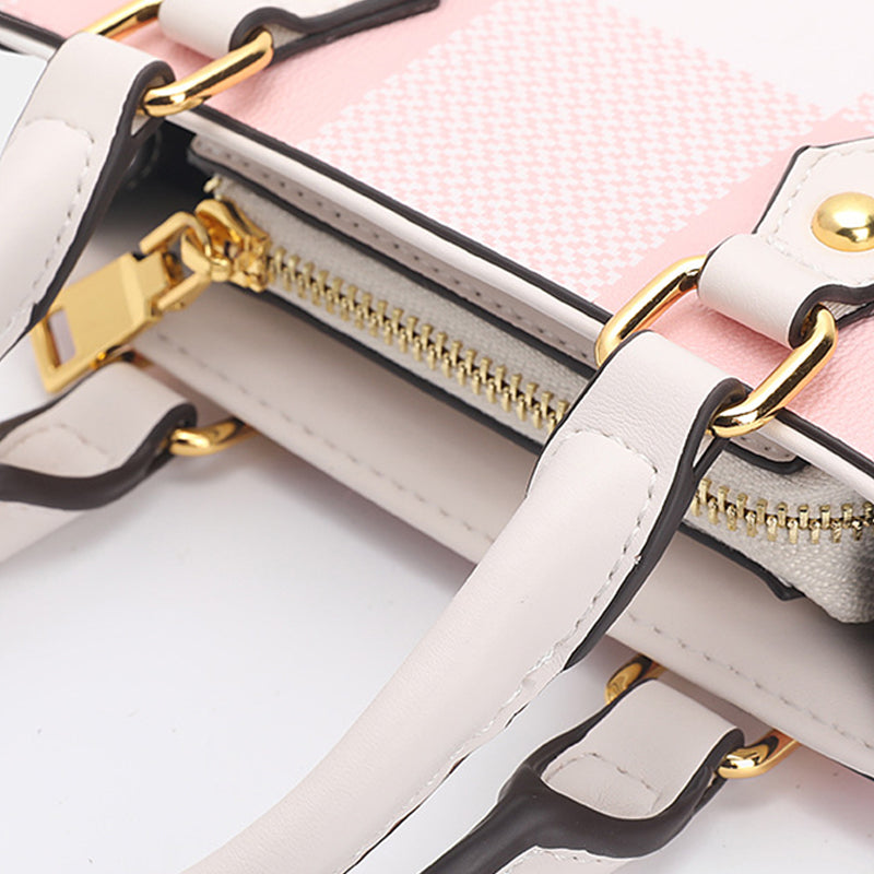 Women’s Pearls Top Handle Tote Bags with Shoulder Strap image 7