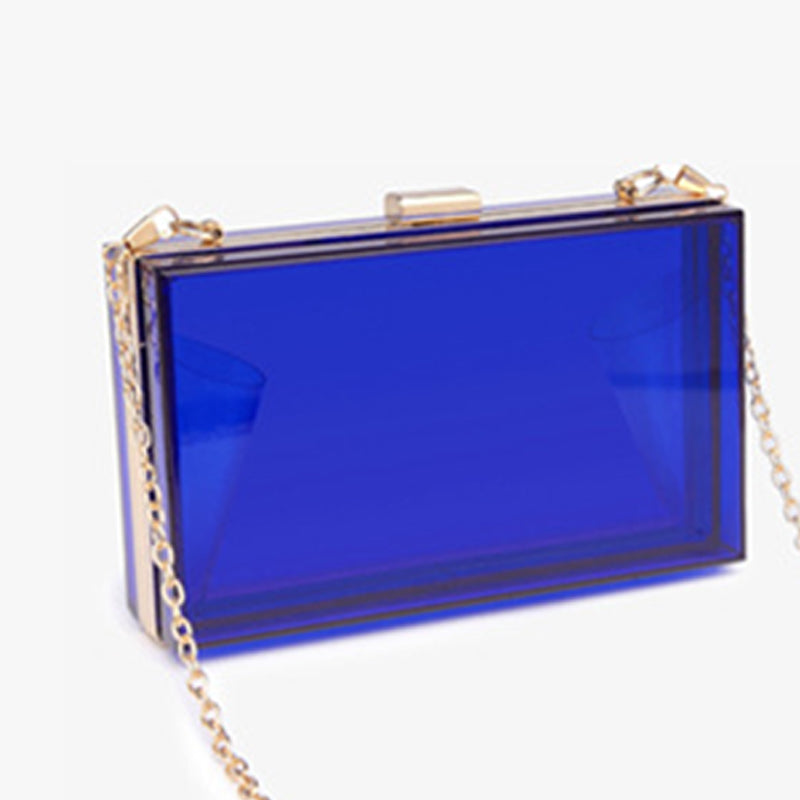 Women’s Square Clear Crossbody Clutch Handbags image 9