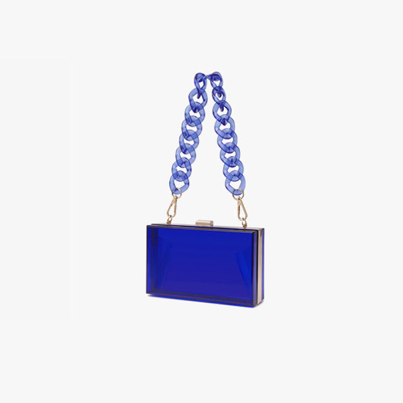 Women’s Square Clear Crossbody Clutch Handbags image 7