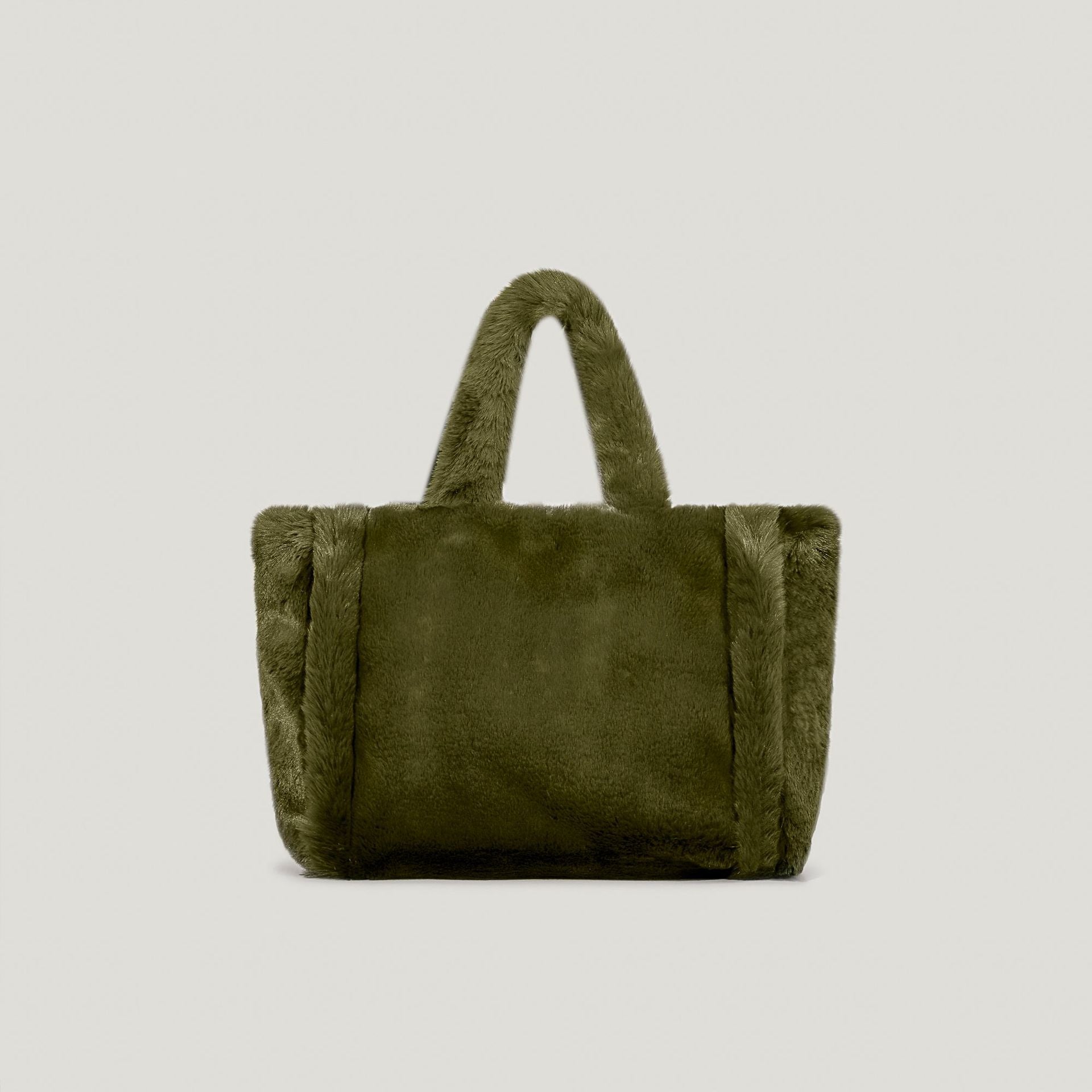 Women’s Large Faux Fur Tote Bags image 12