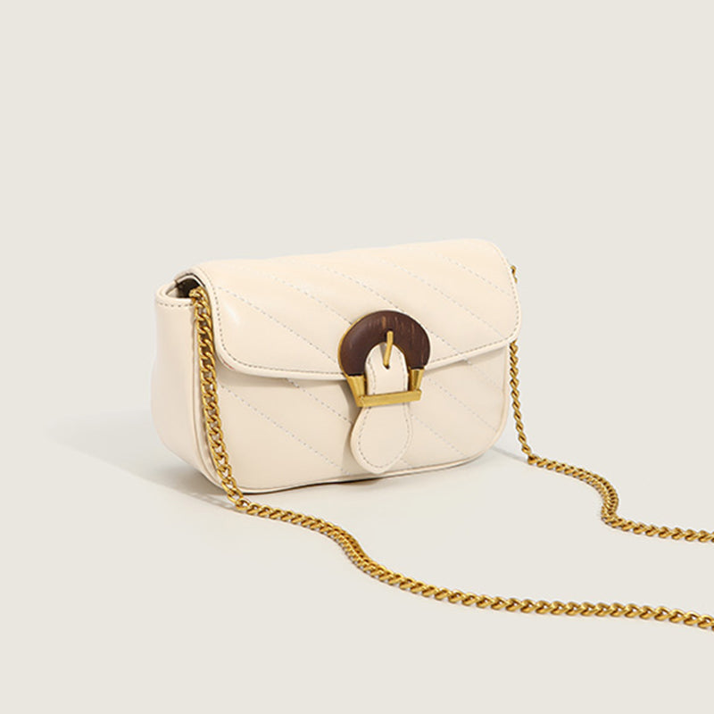 Women’s Quilted Mini Crossbody Bags with Buckle image 5