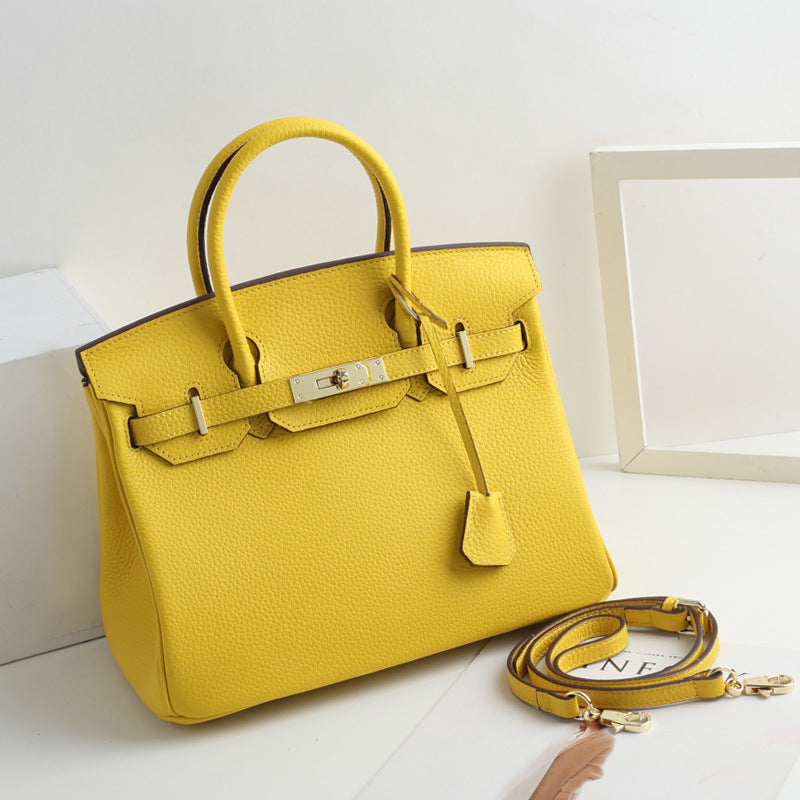 Women’s Genuine Leather Top Handle Handbags – 30CM image 6