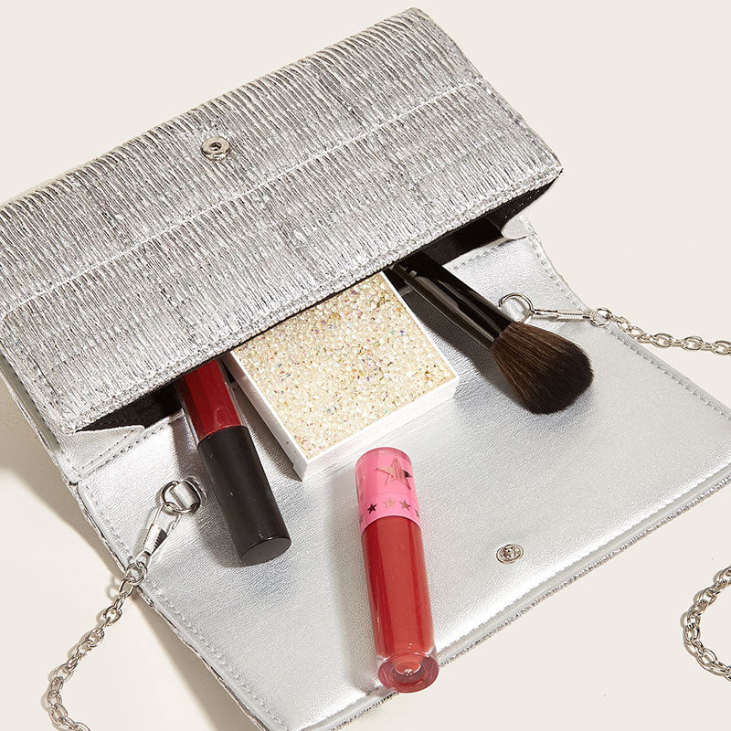 Women’s Quilted Bling Bling Crossbody Evening Clutch Bags image 15