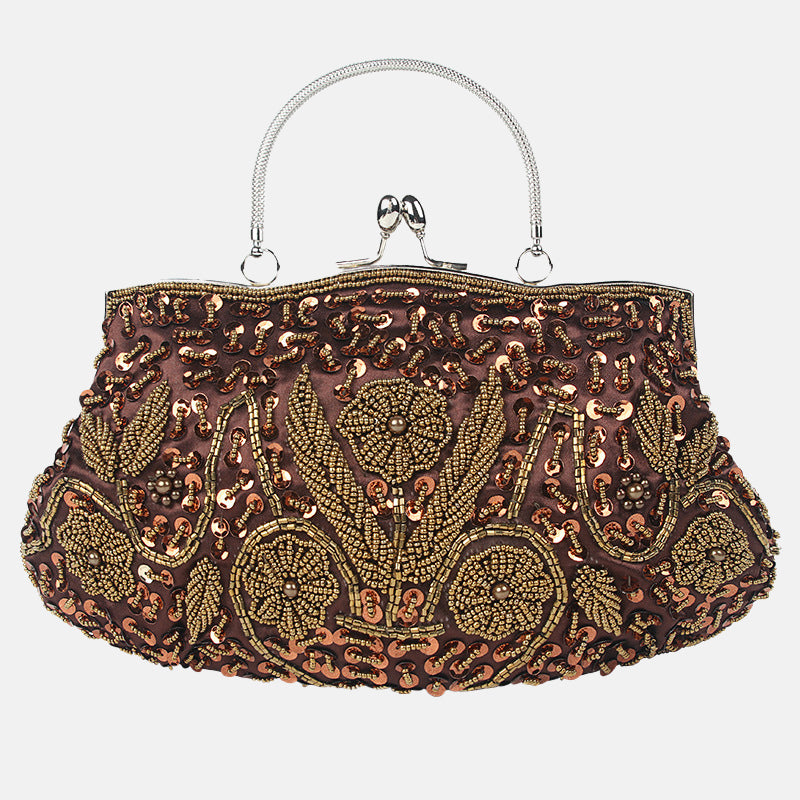 Women’s Beaded Sequined Evening Clutch Bags image 18