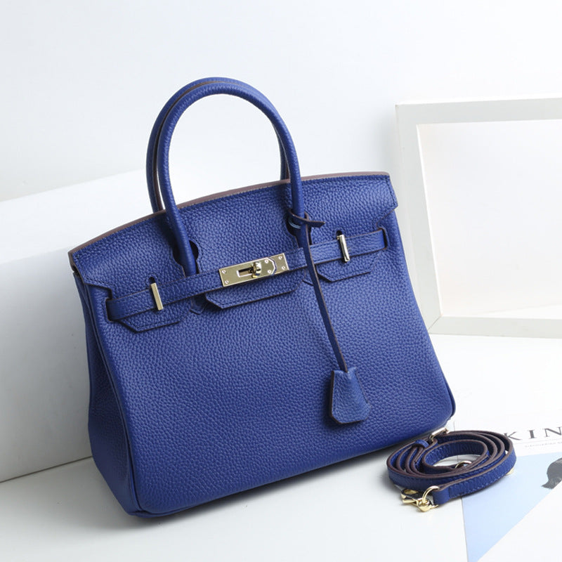 Women’s Genuine Leather Top Handle Handbags – 30CM image 7