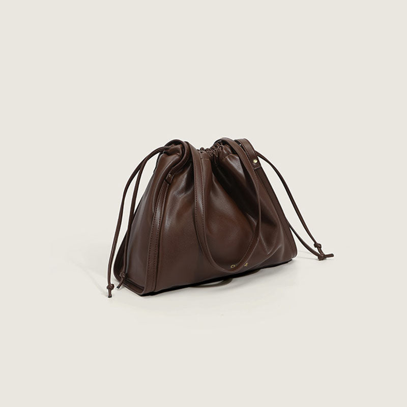 Women’s Shoulder Tote Bags with Drawstring image 3