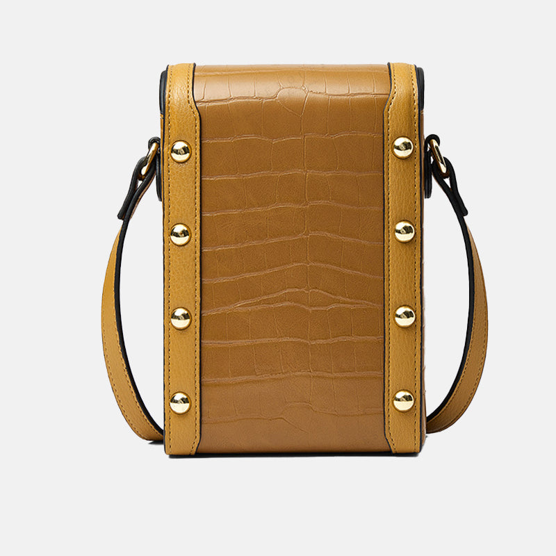 Women’s Horsebit Croc Print Mini Crossbosy Bags image 3