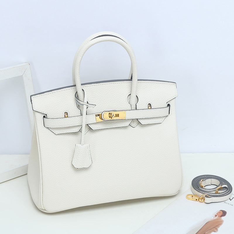 Women’s Genuine Leather Top Handle Handbags – 25cm image 8