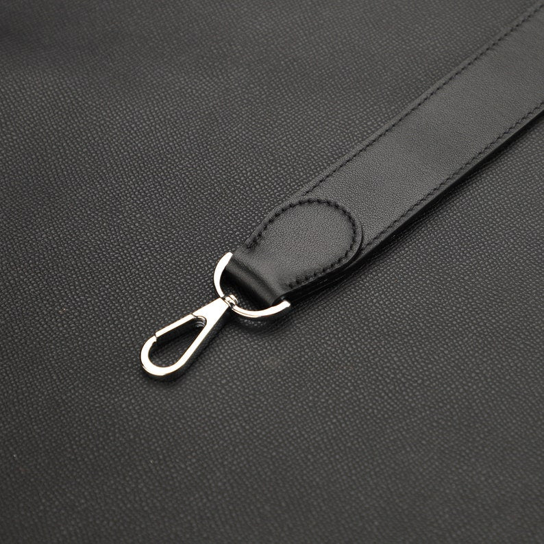 Hermès Style Swift Leather Bandoulière (38mm Wide): Compatible Shoulder Strap Replacement for Kelly Bags
