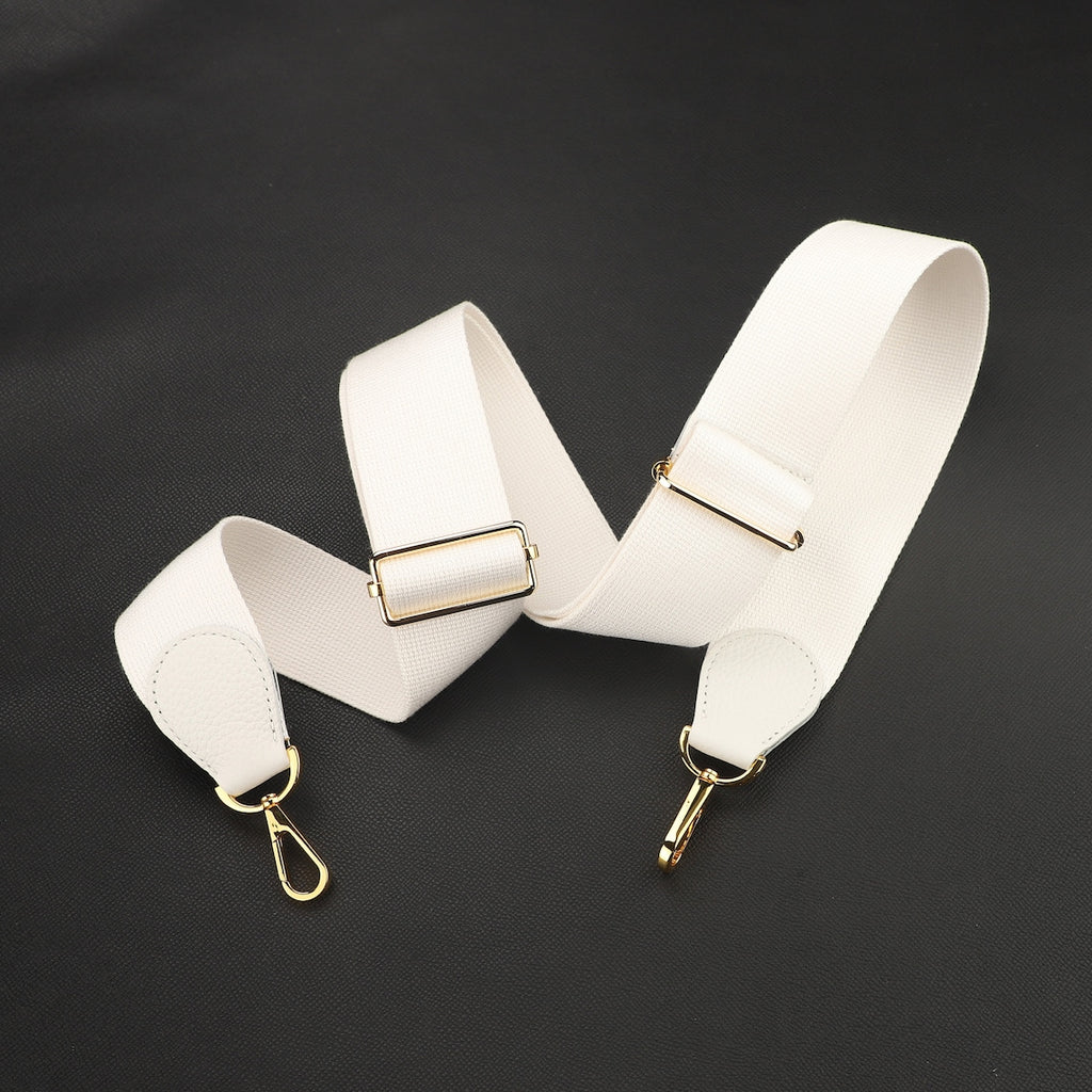 50mm Adjustable Canvas Bag Strap: Leather Crossbody, Guitar Strap