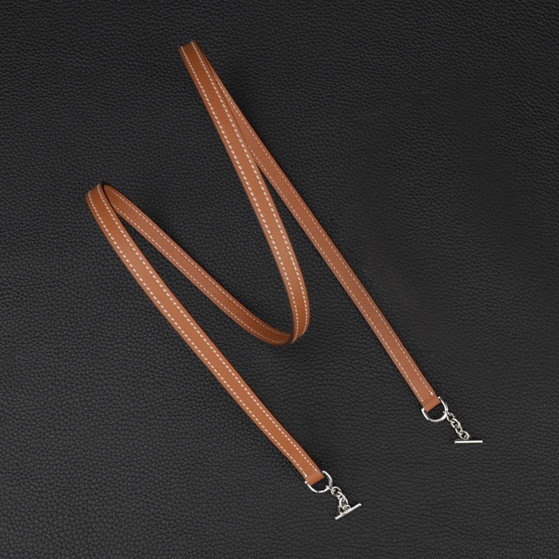 Custom Leather Shoulder Strap: Epsom, Evercolor, Togo, Swift Leather