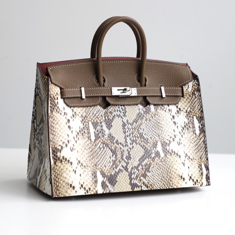 Embossed Leather Birkin Cover: Customizable Crocodile, Python, Ostrich Textures