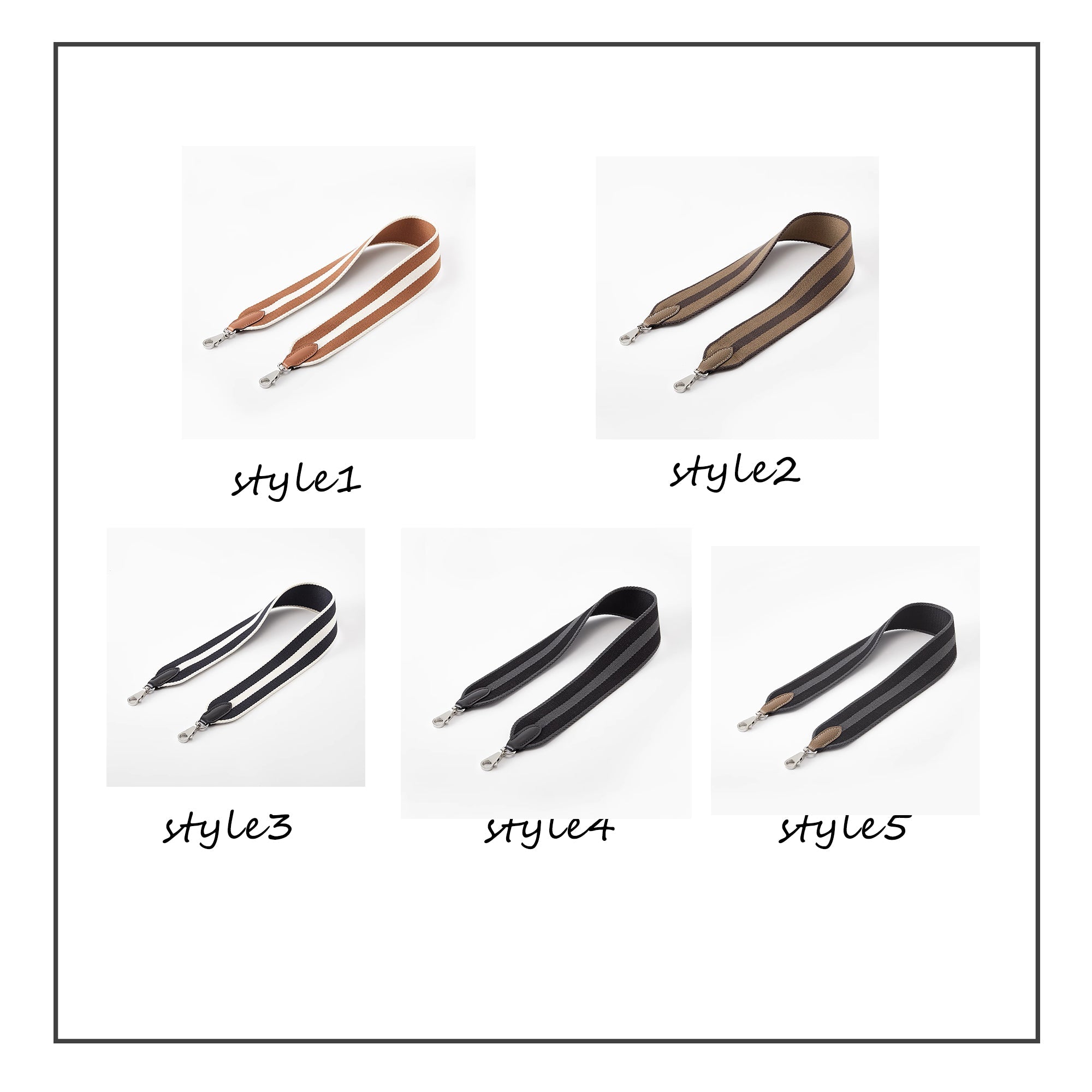 4.8cm colours Canvas with round Loop shoulder bag strap for Evelyn bag,Cross body bag strap,Guitar strap,Fashion bag strap for women bag