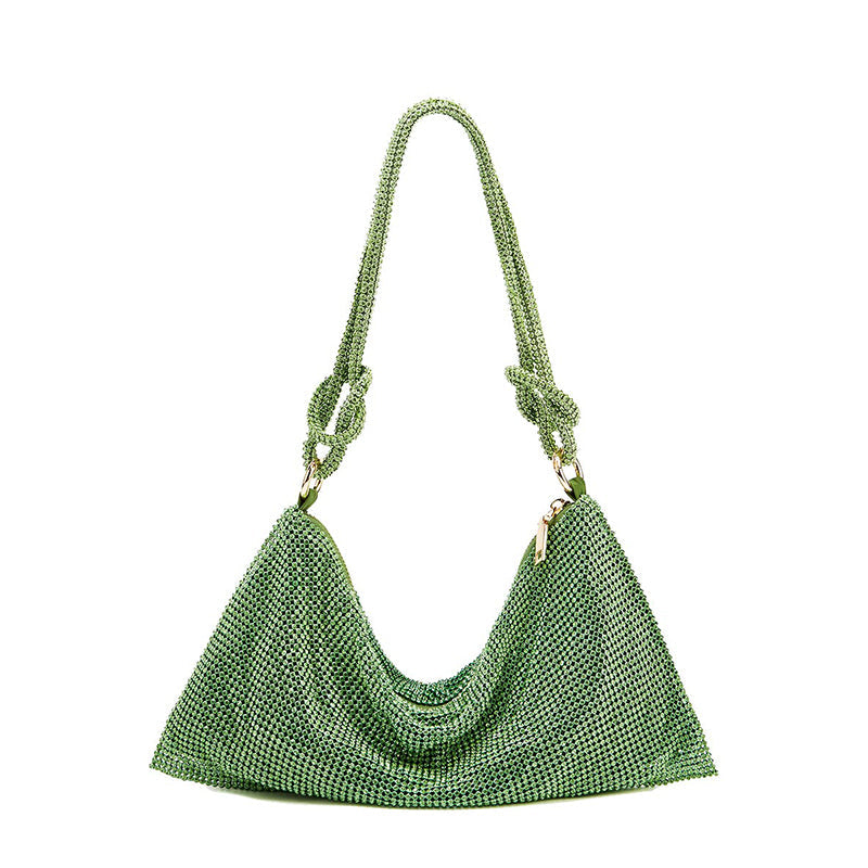 Women’s Rhinestones Evening Hobo Shoulder Bags image 7