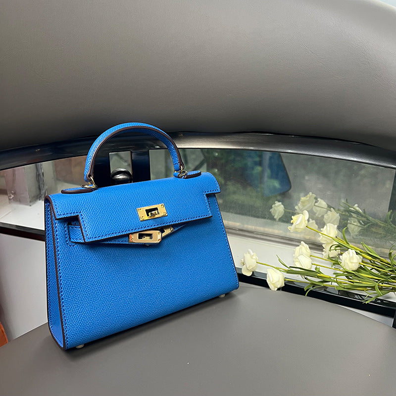 Women’s Lizard Print Genuine Leather Small Top Handle Bags with Shoulder Strap image 14