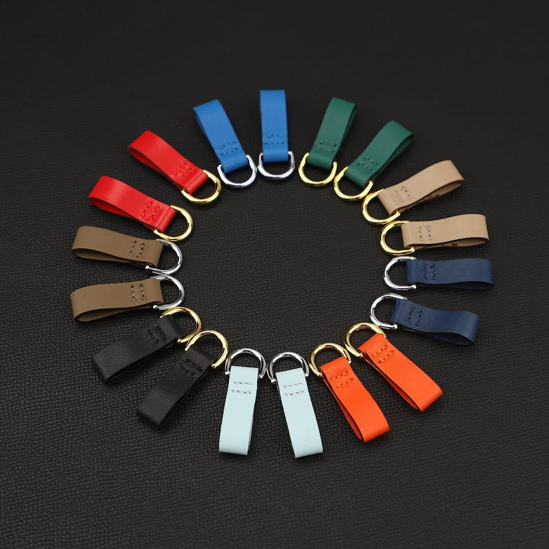 Leather Birkin/Kelly Pochette Rings: Shoulder Strap Adapters (2pcs)