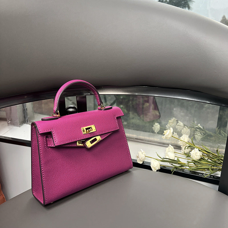 Women’s Lizard Print Genuine Leather Small Top Handle Bags with Shoulder Strap image 15