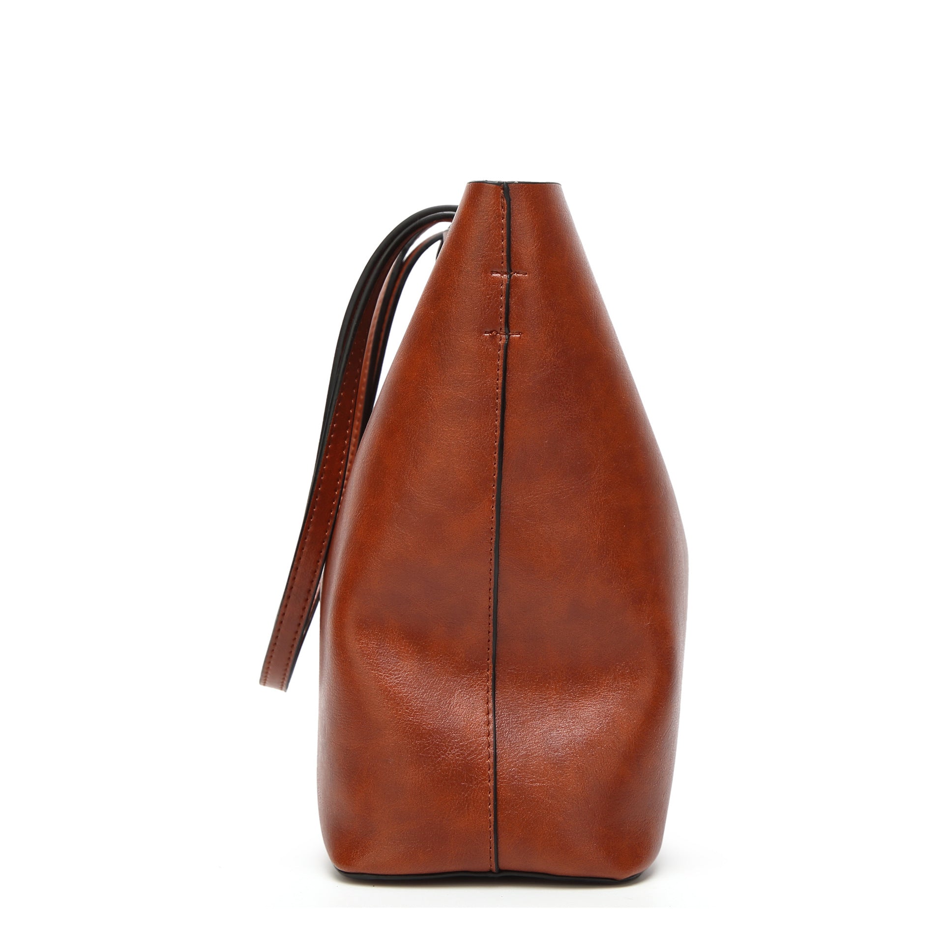 Women’s Soft Vegan Leather Minimal Tote Bags image 3