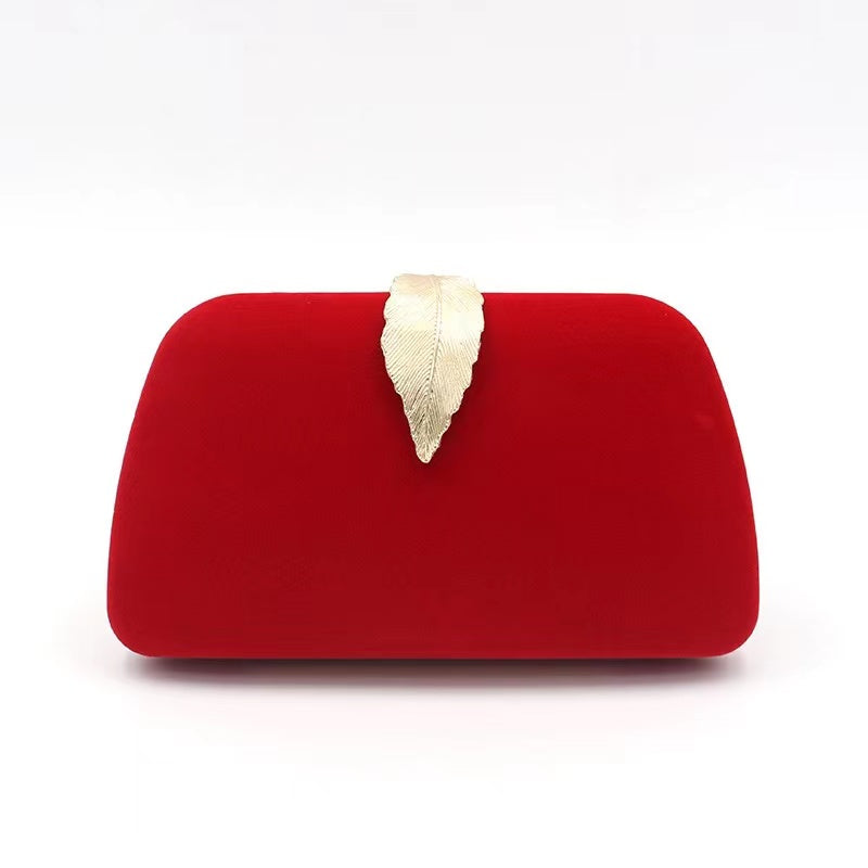 Women’s Leaves Glitter Prom Clutch Bags image 7