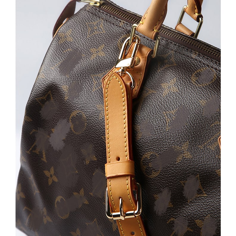 Leather Purse Strap Extender: Cow Leather Handbag Handle, Adjustable Buckle