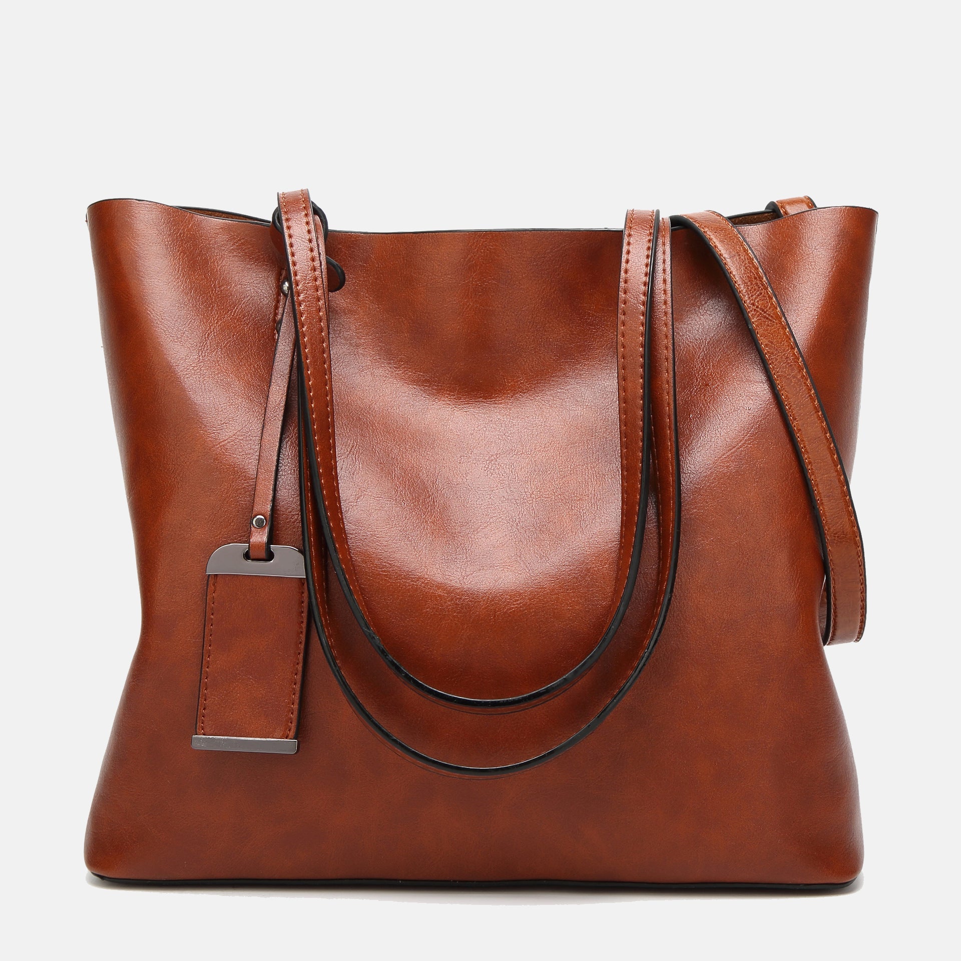Women’s Soft Vegan Leather Minimal Tote Bags image