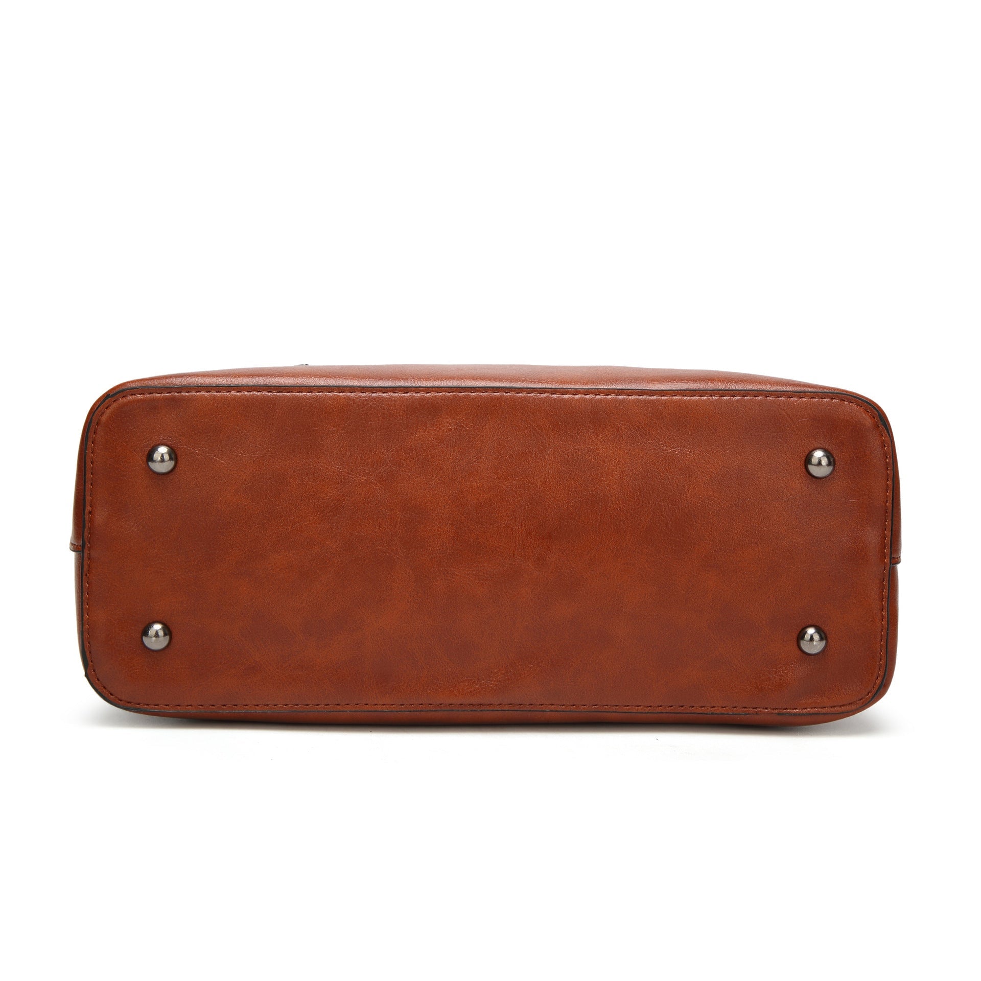 Women’s Soft Vegan Leather Minimal Tote Bags image 4