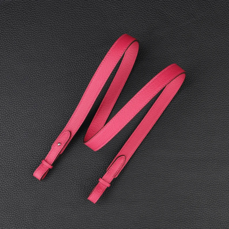 Hermès Style Togo Leather Bandoulière (20mm Slim): Compatible Shoulder/Crossbody Strap Replacement for Picotin & Evelyn TPM