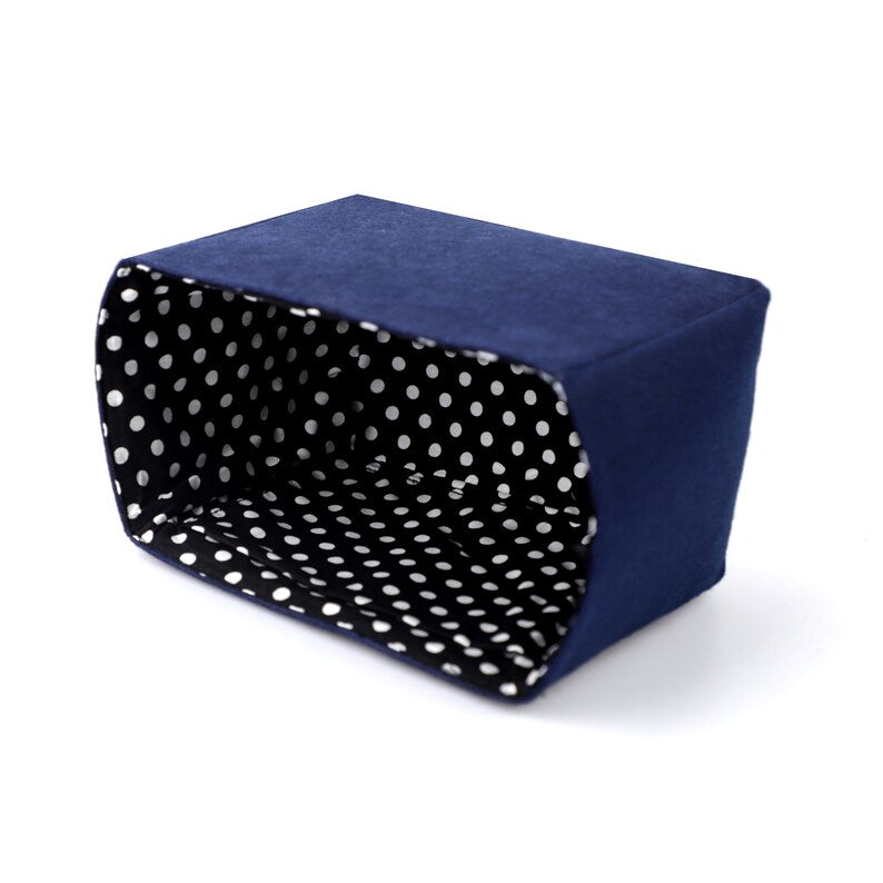 Felt & Polka Dot Cotton Liner Bag: Picotin Bag Organizer