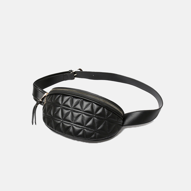 Women’s Quilted Vegan Crossbody Waist Bags image 2