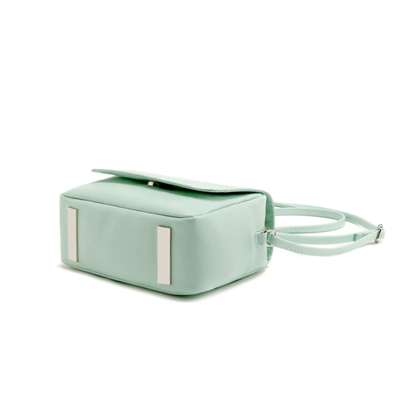 Women’s Mint Green Crossbody Bags in Vegan Leather image 4