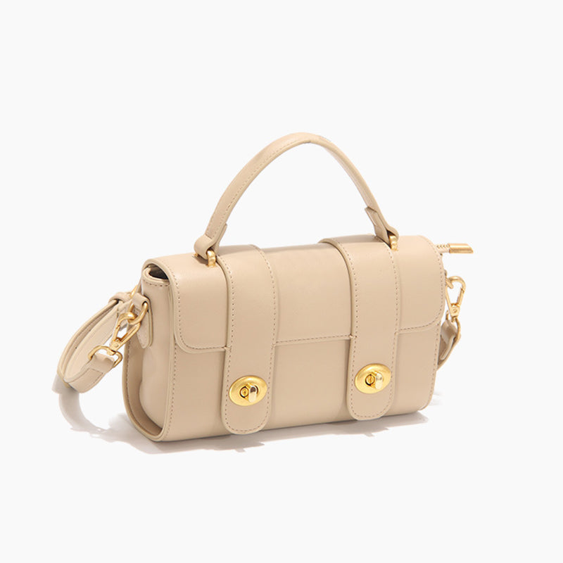 Women’s Apricot Crossbody Handbags in Vegan Leather image 3