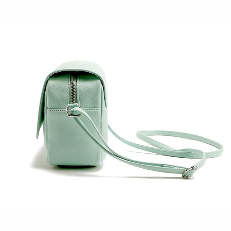 Women’s Mint Green Crossbody Bags in Vegan Leather image 3