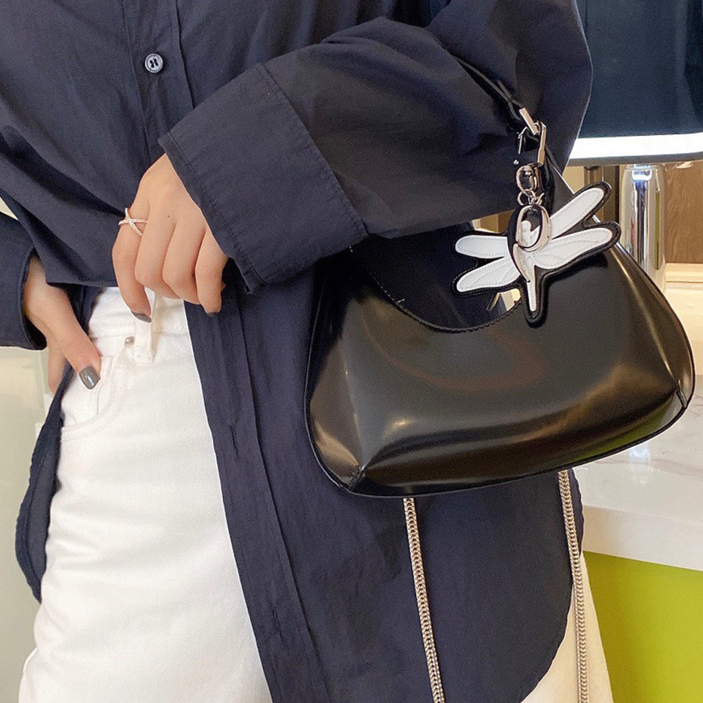Women’s Genuine Leather Small Hobo Handbags with Crossbody Chains image 5