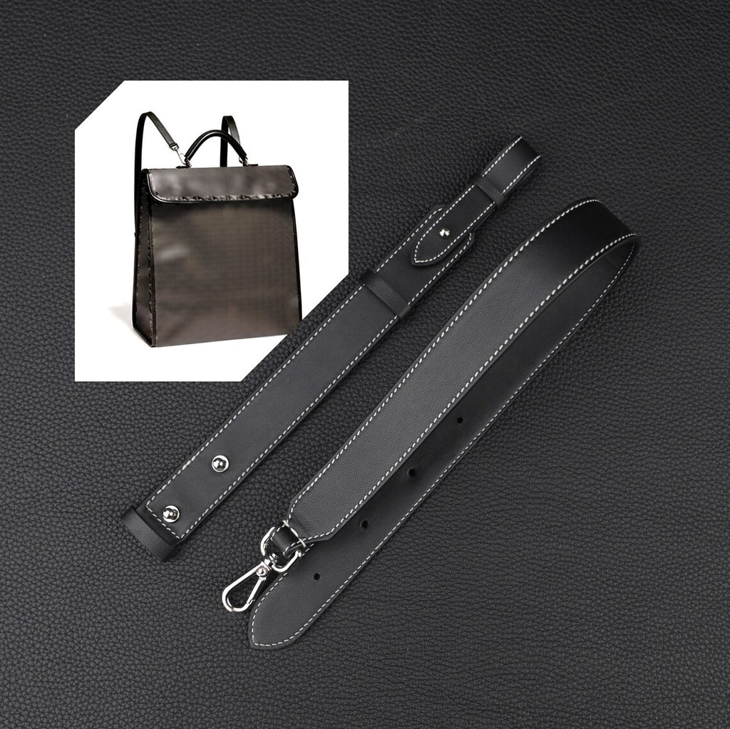 Hermès Style Swift Leather Adjustable Backpack Straps (30mm Wide, Set of 2): Luxury Replacement Bandoulière for Backpacks