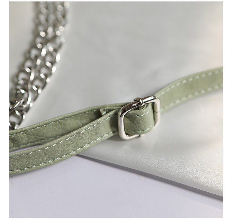Women’s Small Chains Crossbody Bags in Vegan Leather image 5