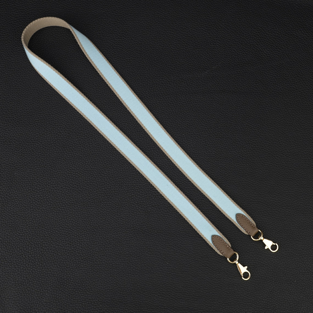 25mm Bi-color canvas shoulder bag strap for evelyn TPM