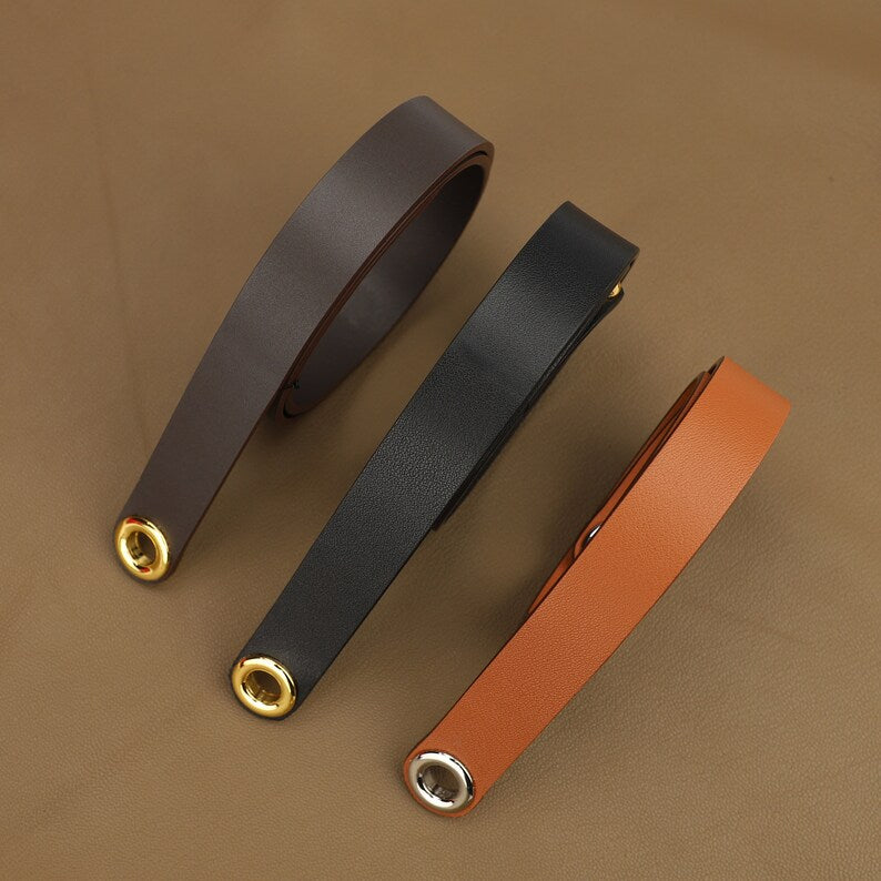 Hermès Style Swift Leather Bandoulière (22mm): Compatible Shoulder/Crossbody Strap Replacement for Herbag