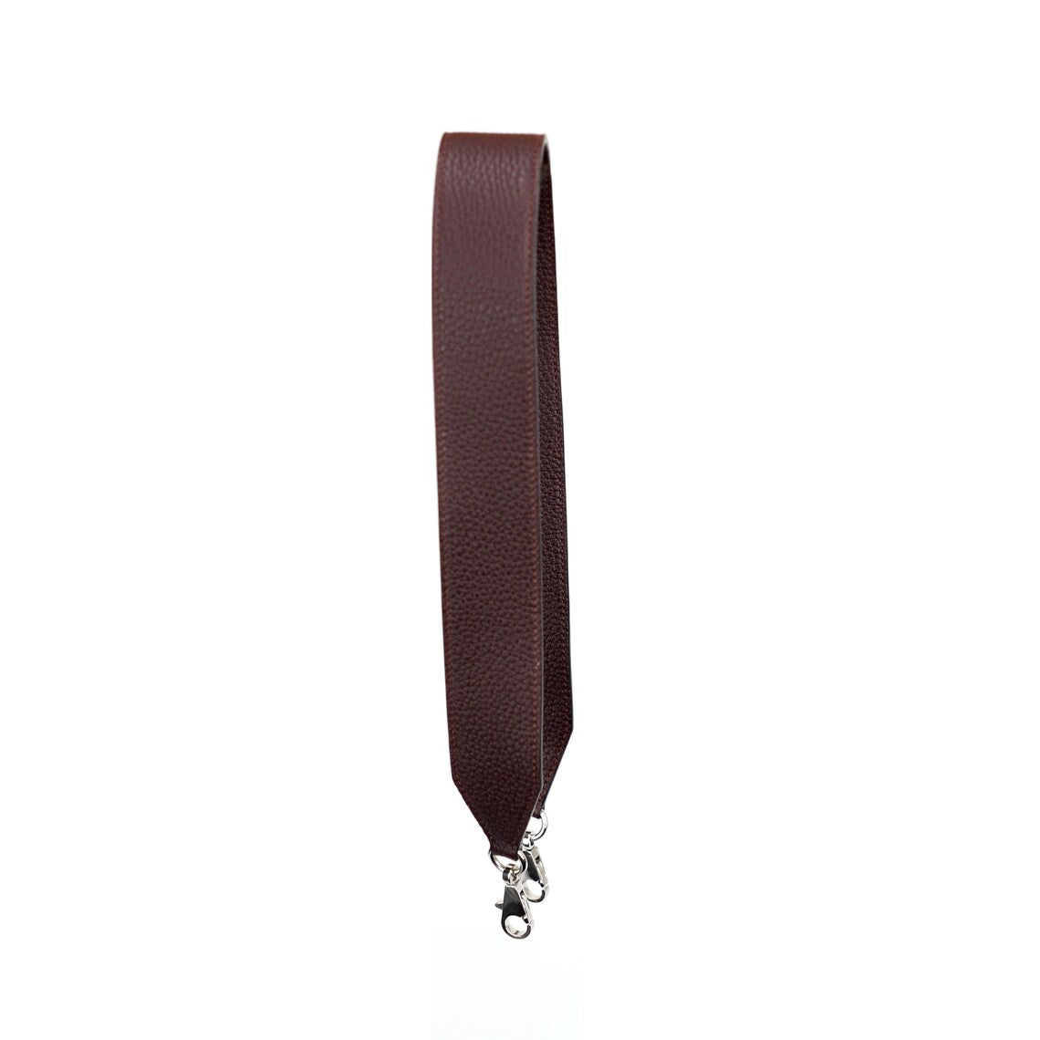 Artisanal Togo Leather Bandoulière (40mm Wide): Hand-Stitched Shoulder Strap Compatible with Birkin & Travel Bags