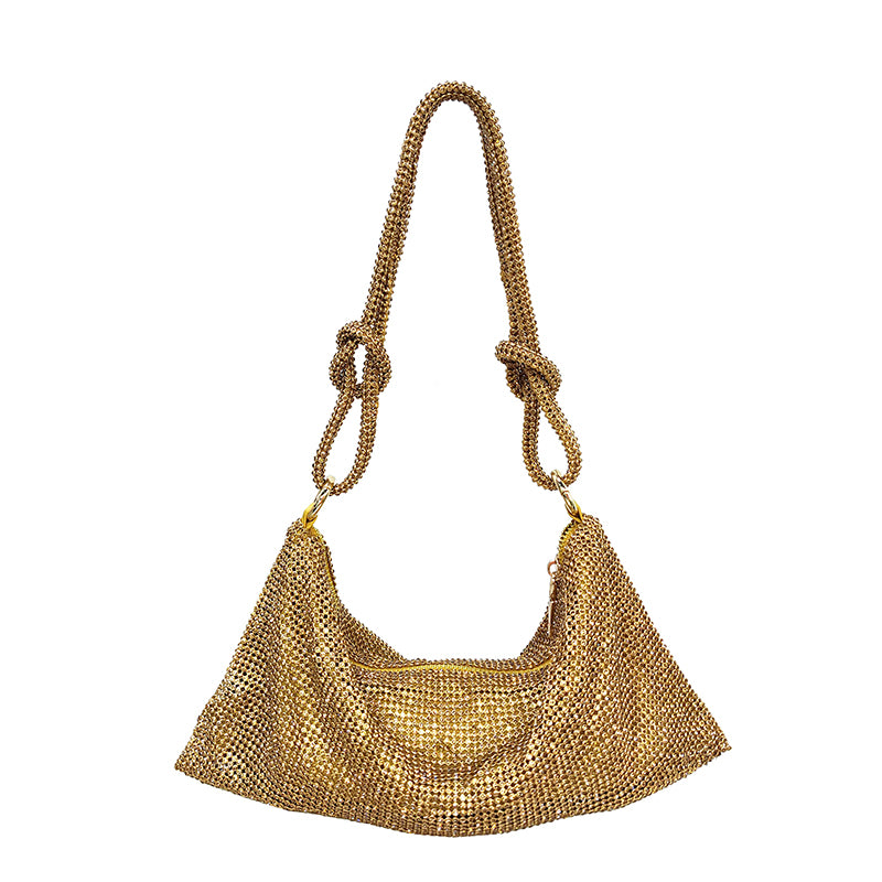 Women’s Rhinestones Evening Hobo Shoulder Bags image 9