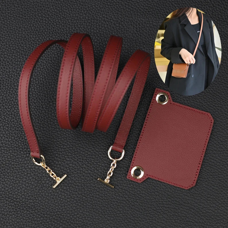 12mm Evercolor Leather Shoulder Strap: Roulis Slim Wallet Crossbody Strap