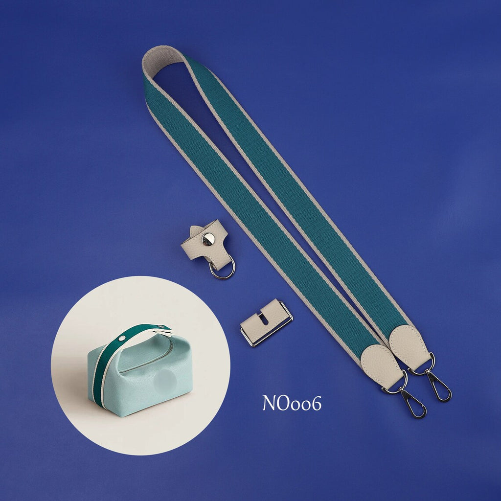 Canvas & Leather Shoulder Strap for Toile Bride-A-Brac Travel Case