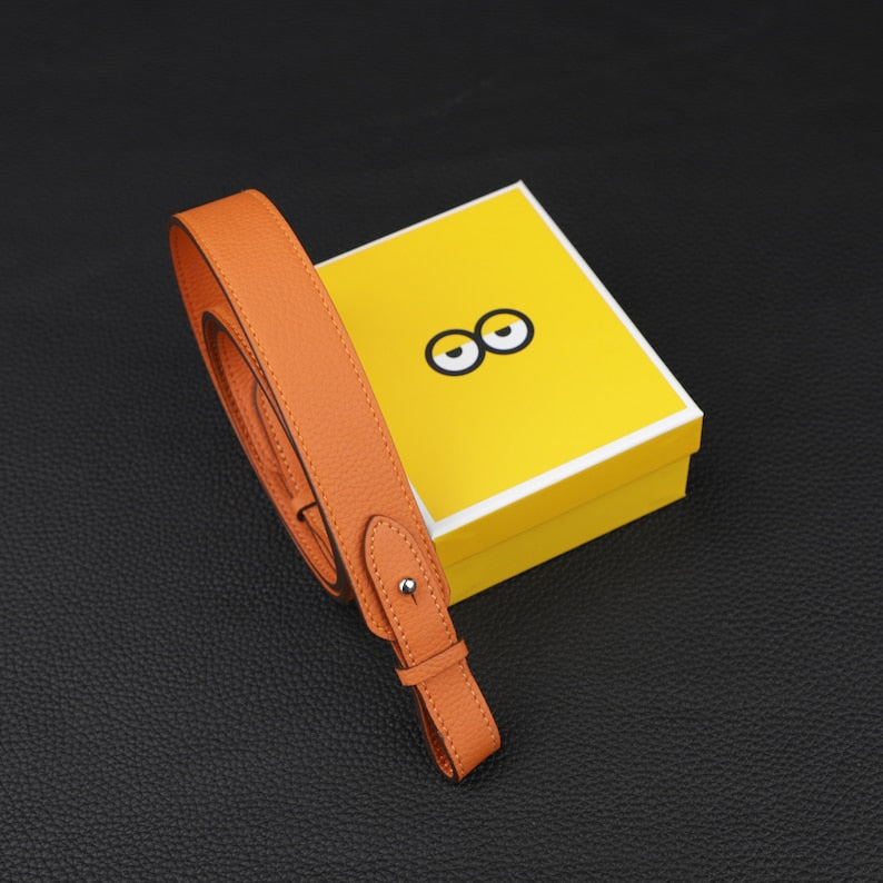 Hermès Style Togo Leather Bandoulière (30mm Wide): Compatible Shoulder Strap for Picotin Bag Upgrade