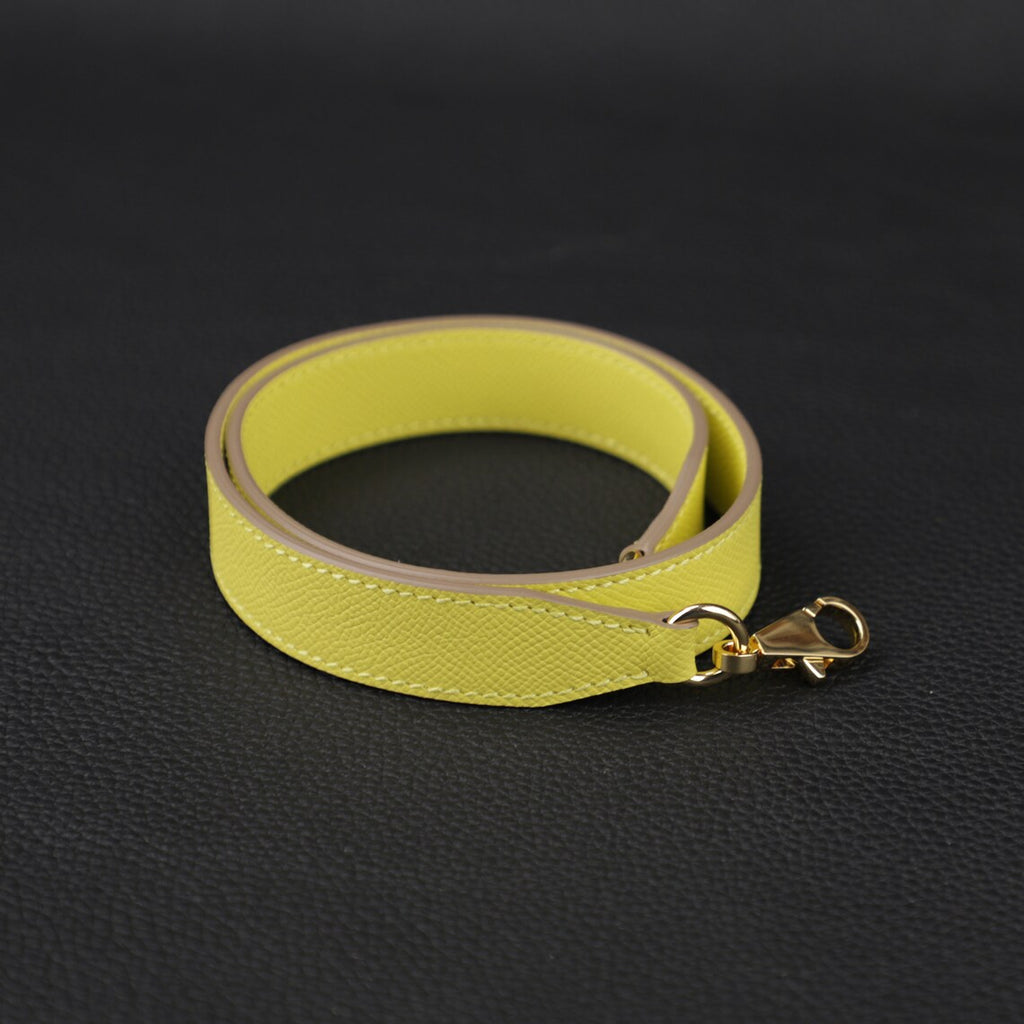 Hermès Style Epsom Leather Bandoulière (25mm): Compatible Shoulder/Crossbody Strap for Kelly Dance, Picotin, & Evelyne Bags