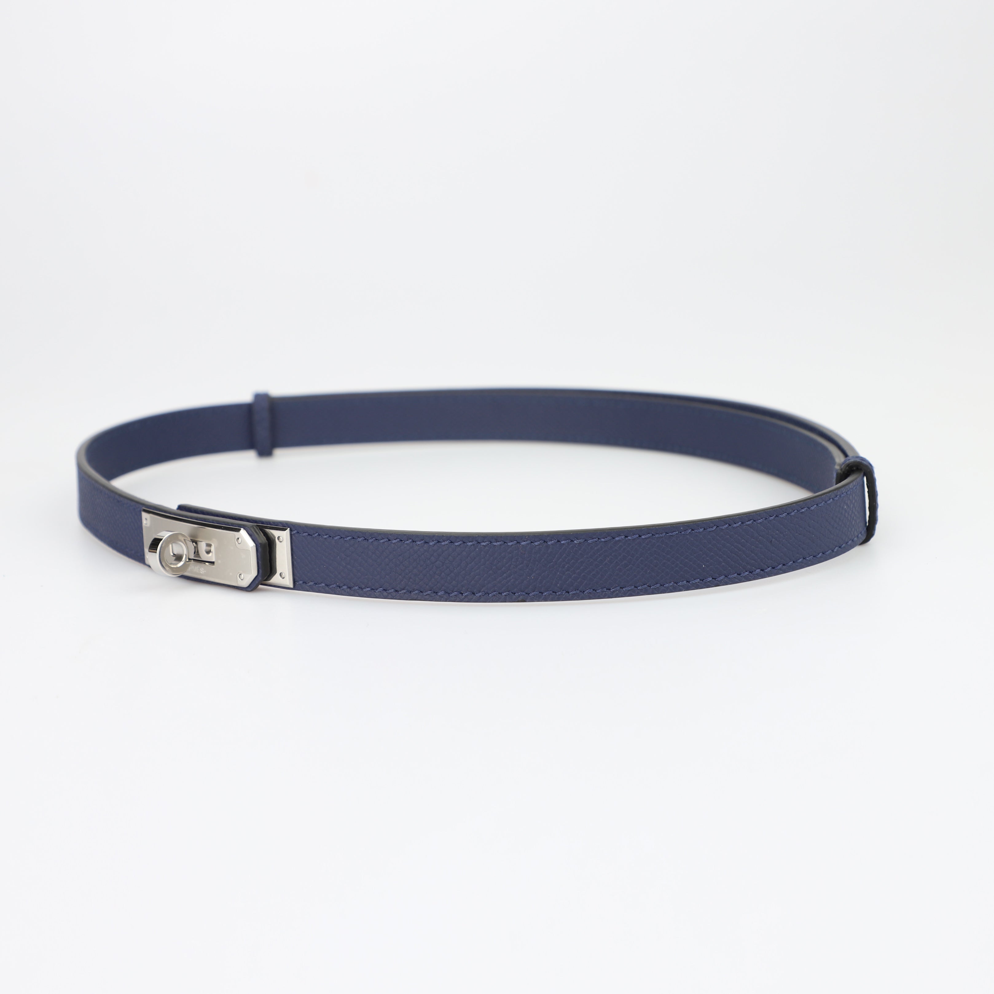 Handmade The Epsom leather kelly belt