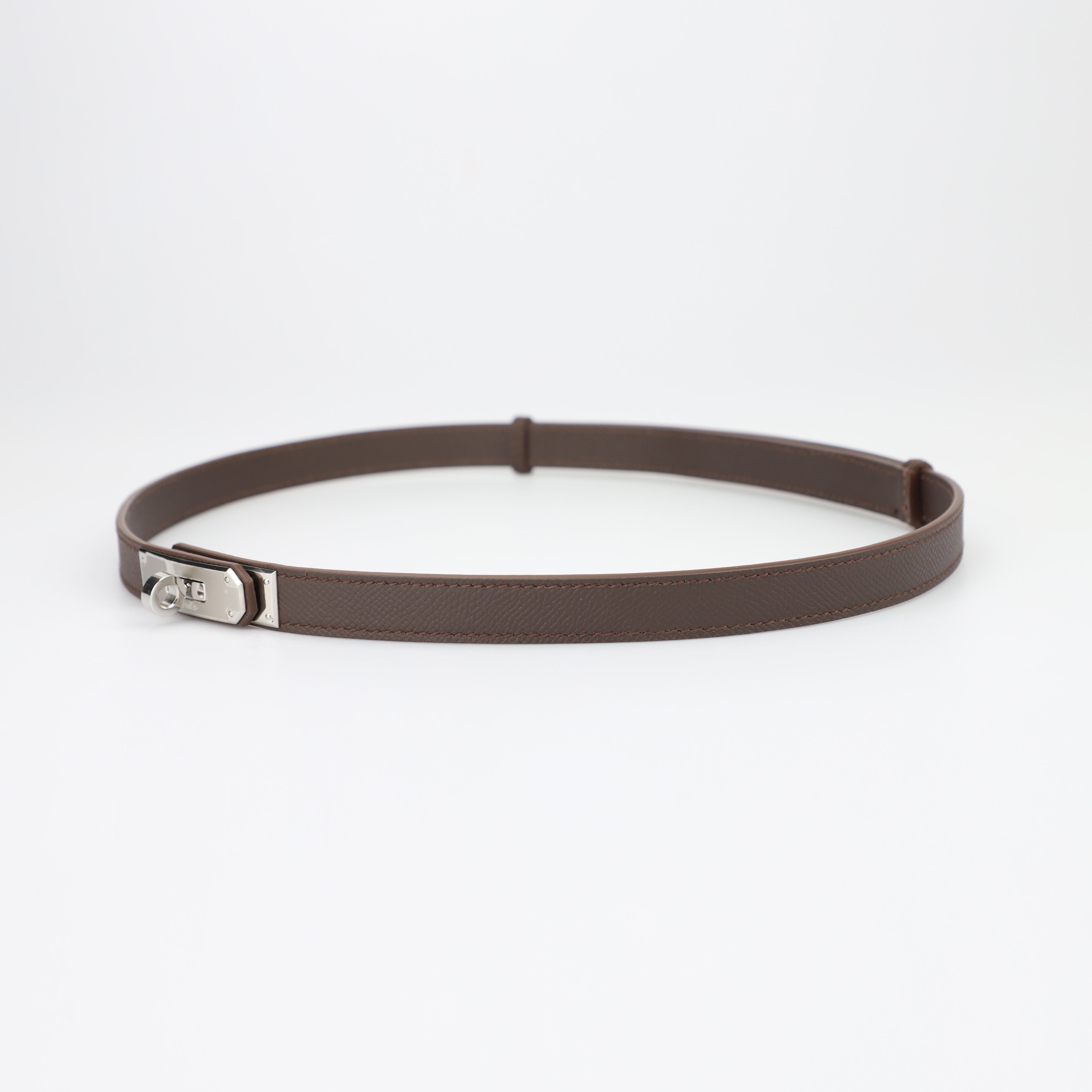 Handmade The Epsom leather kelly belt