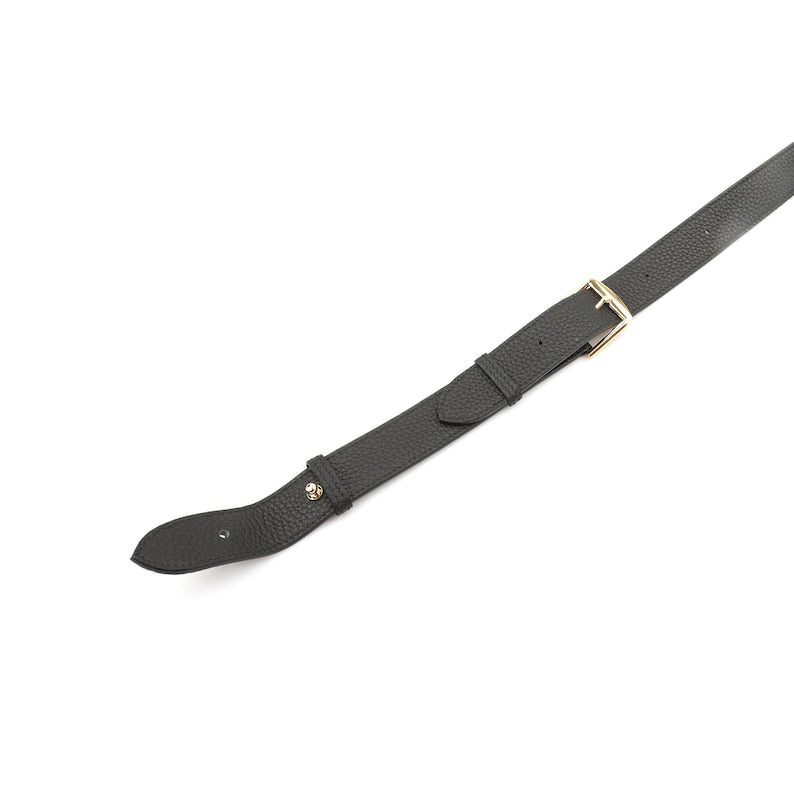 Hermès Style Togo Leather Adjustable Bandoulière (30mm Wide): Compatible Crossbody Strap for So Kelly Bag