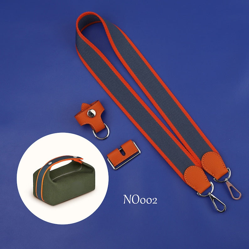 Canvas & Leather Shoulder Strap for Toile Bride-A-Brac Travel Case