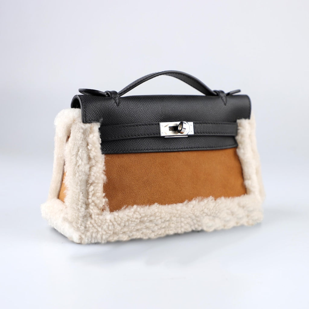 TEDDY HONEY Crafted from plush shearling, Teddy cover offers a soft and cozy feel. customize Fit to Kelly handbag, Birkin handbag